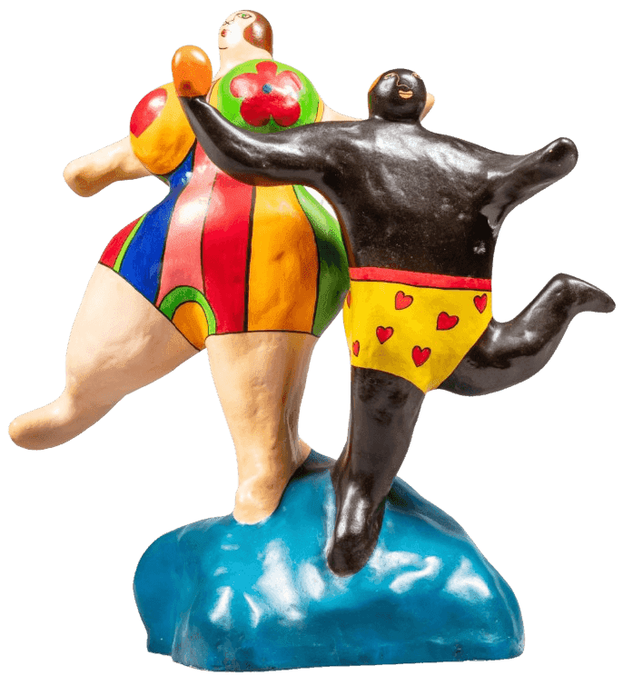 Niki de Saint Phalle, ‘Les Baigneurs’, 1980, Sculpture, Painted polyester, null, 