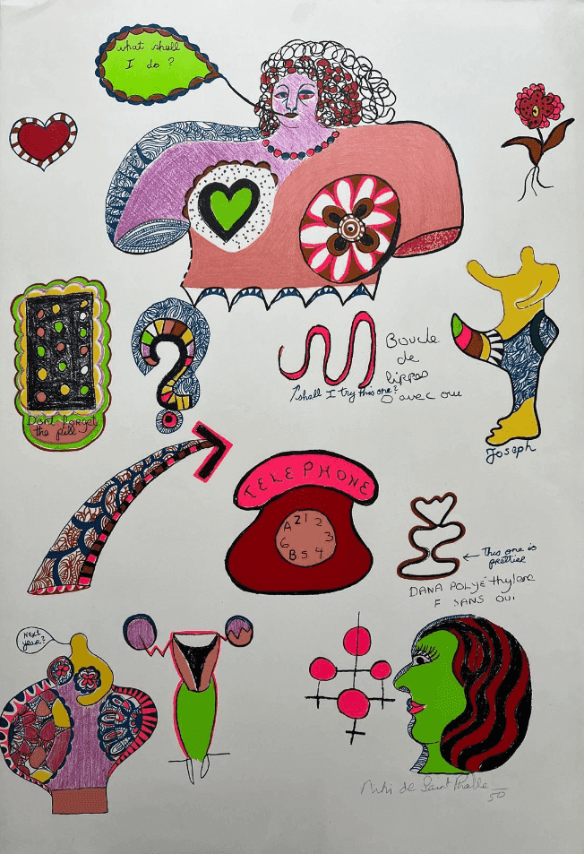 Niki de Saint Phalle, ‘Pills’, 1970, Print, Lithograph on paper, Galerie Alexandre Iolas, Numbered