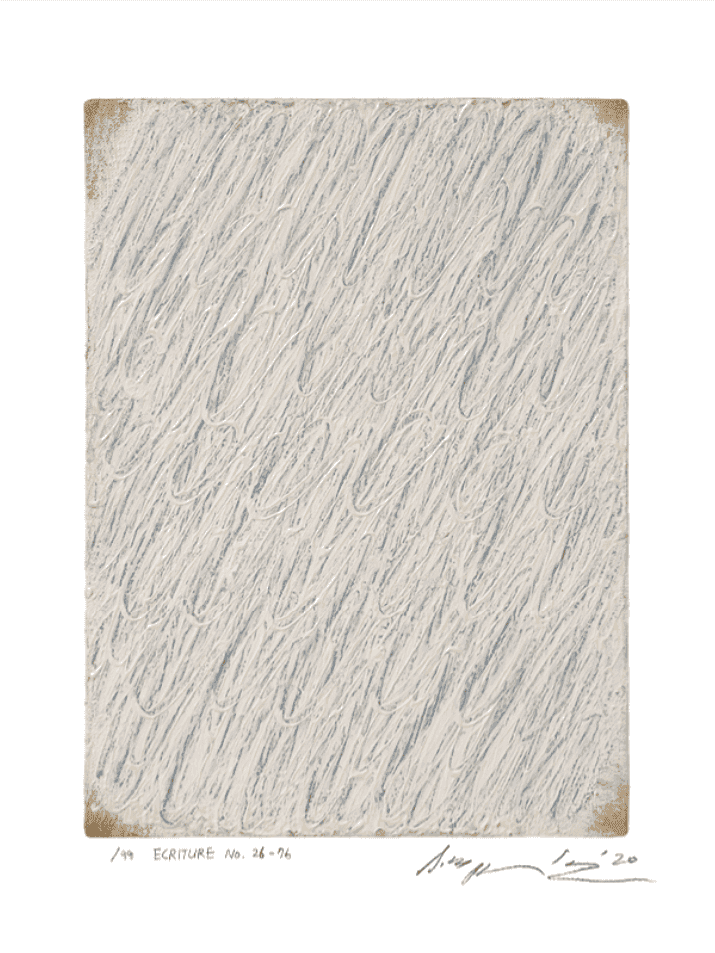 Park Seo-Bo, ‘Ecriture No.26-76’, 2020, Print, Matiere, ARTN Edition, Numbered, Dated
