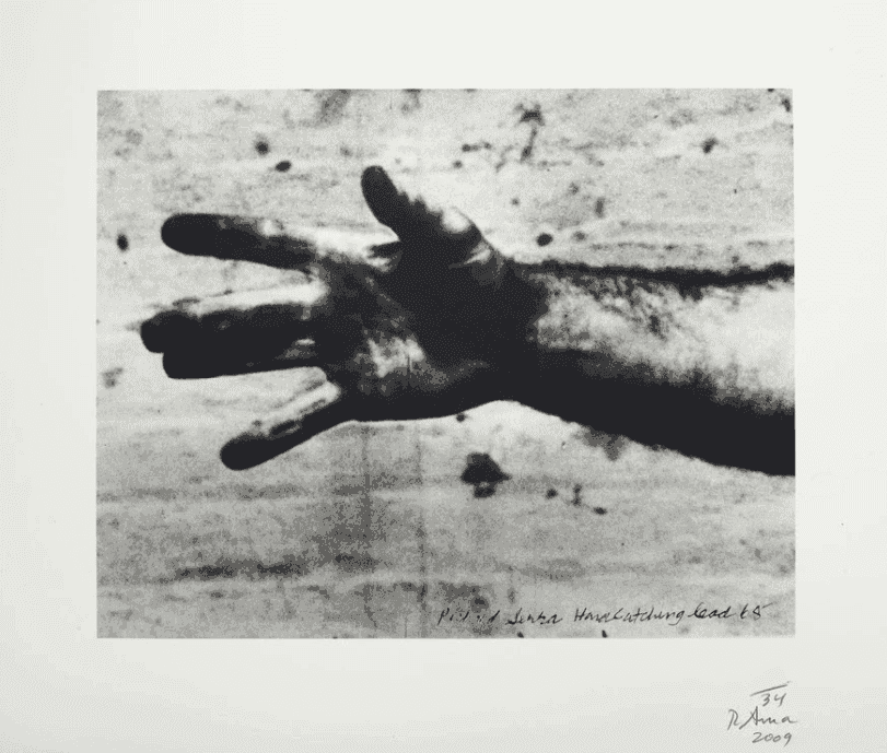 Richard Serra, ‘Hand Catching Lead’, 2009, Print, Unframed lithograph., null, Numbered, Dated