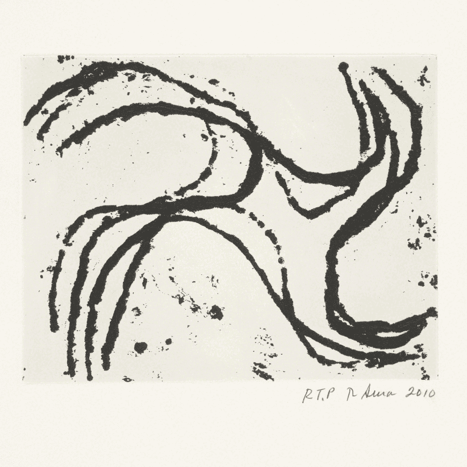 Richard Serra, ‘Junction III’, 2010, Print, 1-color etching, Gemini G.E.L., Dated