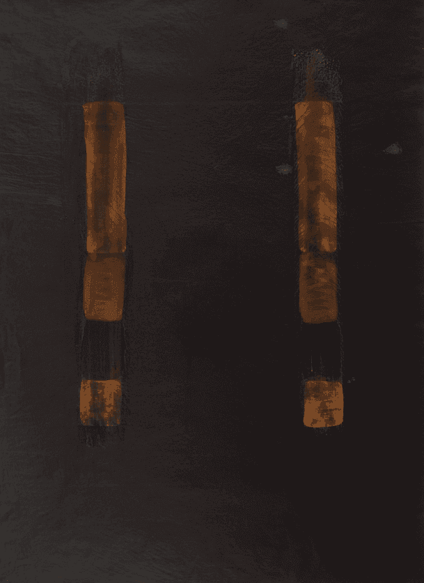 Richard Tuttle, ‘Naked IV’, 2004, Print, Hard ground etching with drypoint and color hand staining, Crown Point Press, 