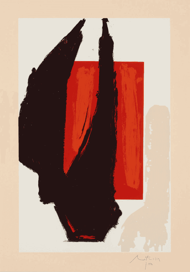 Robert Motherwell, ‘Art 1981 Chicago’, 1981, Print, Lithograph in colors on Arches Cover mould-made, null, Numbered
