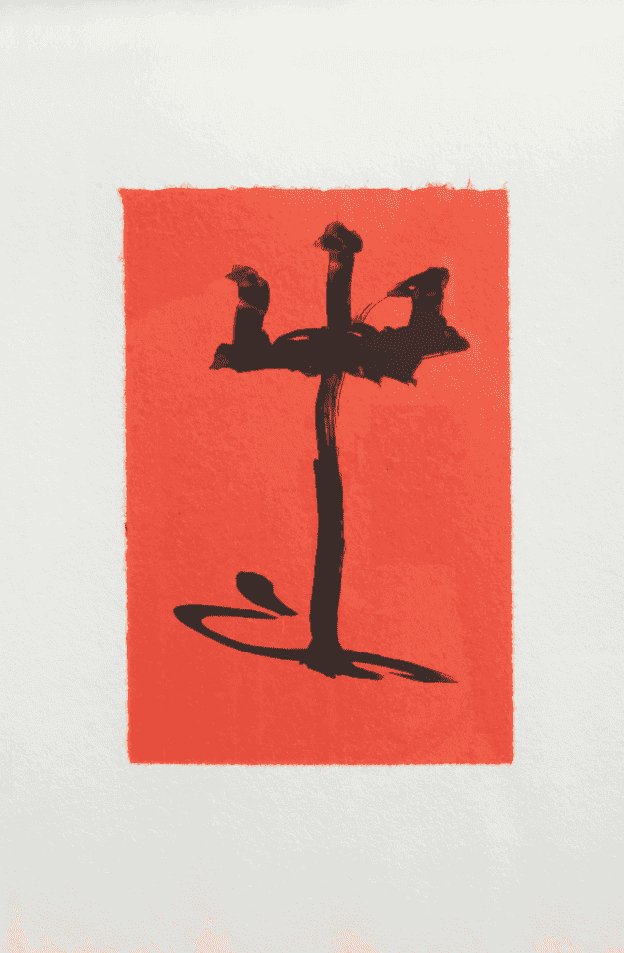 Robert Motherwell, ‘Gypsy Curse’, 1983, Print, Original lithograph printed  on black ink on chine apliqué, Tyler Graphics Ltd., 