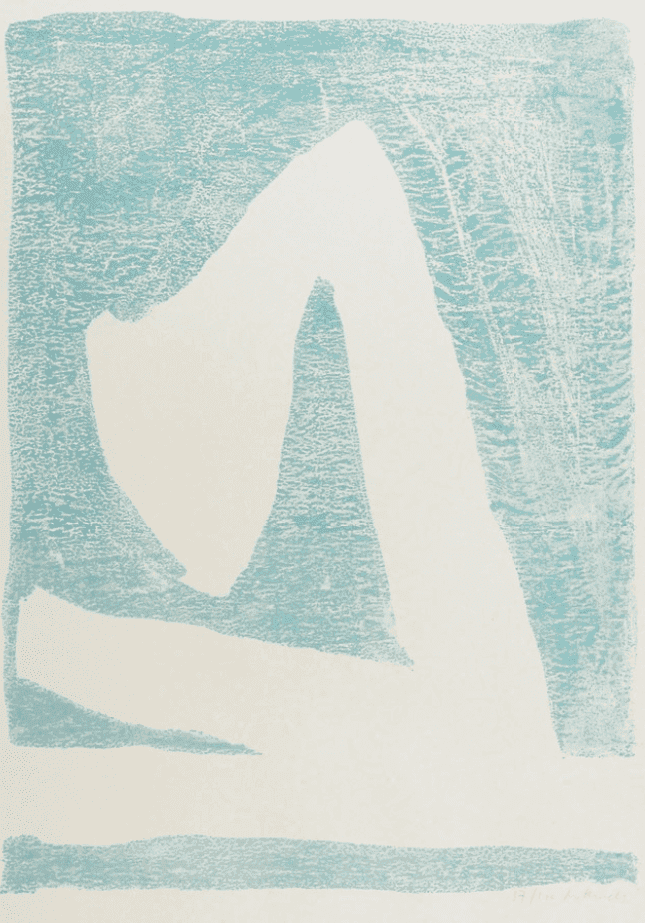 Robert Motherwell, ‘Summertime in Italy (Blue)’, 1966, Print, Lithograph in colors, null, Numbered