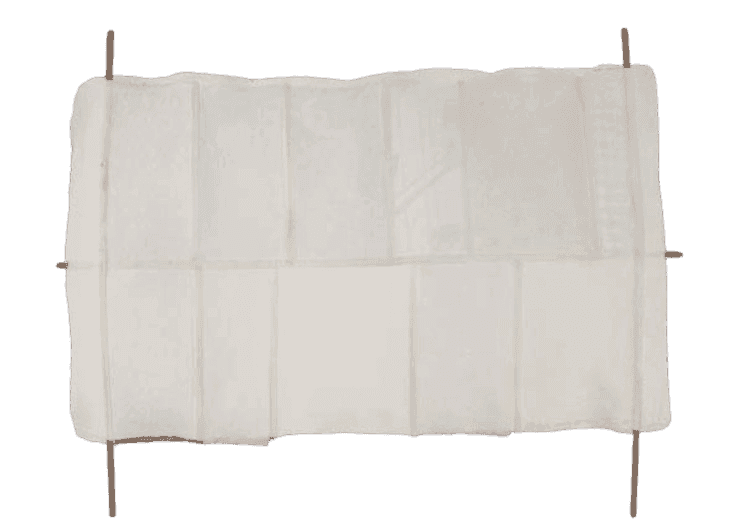 Robert Rauschenberg, ‘Hard Eight’, 1975, Sculpture, Mixed media multiple of hand made paper, bamboo and cotton fabric, null, Numbered, Dated