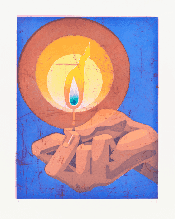 Robin F Williams, ‘Matched’, 2023, Print, Aquatint etching and relief print, Pace Prints, Dated