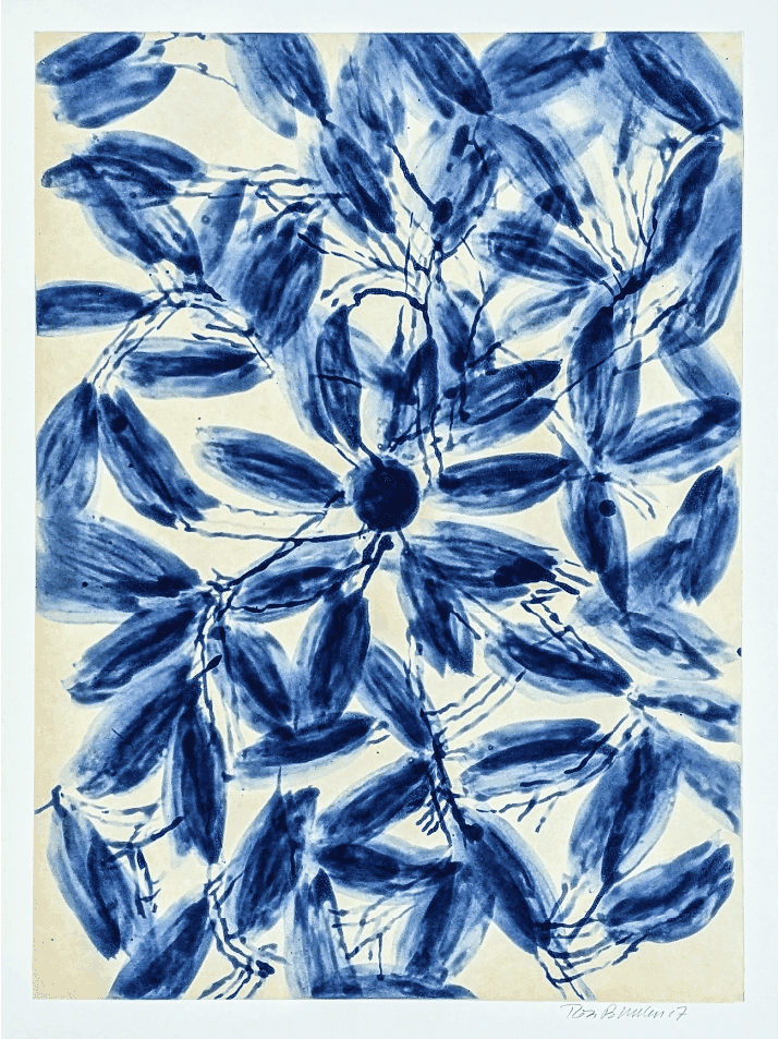 Ross Bleckner, ‘Five Locations’, 2007, Print, Color  spitbite aquatint and chine collé on Somerset wove paper., Paulson Bott Press, Numbered, Dated