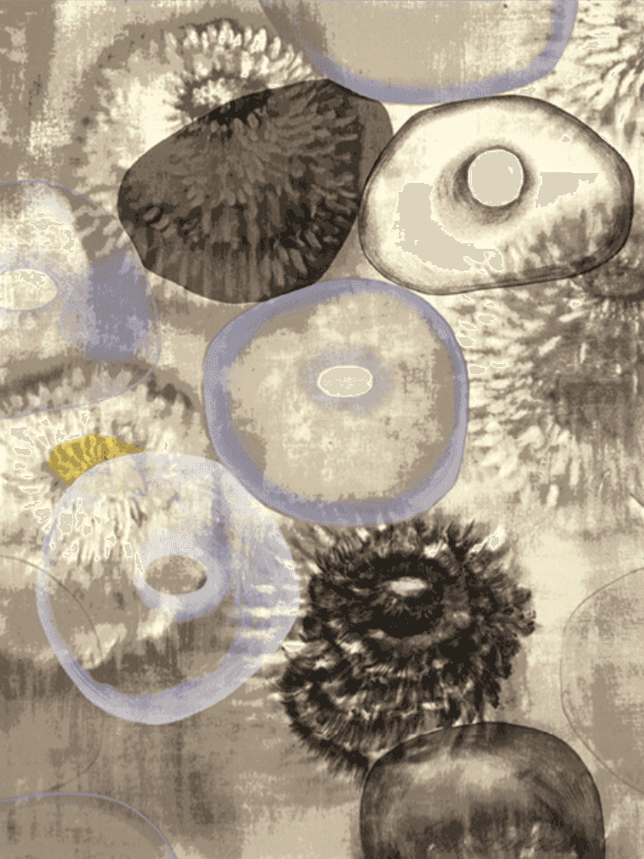 Ross Bleckner, ‘Happiness For Instance III’, 1997, Print, 17 color screenprint, null, Numbered