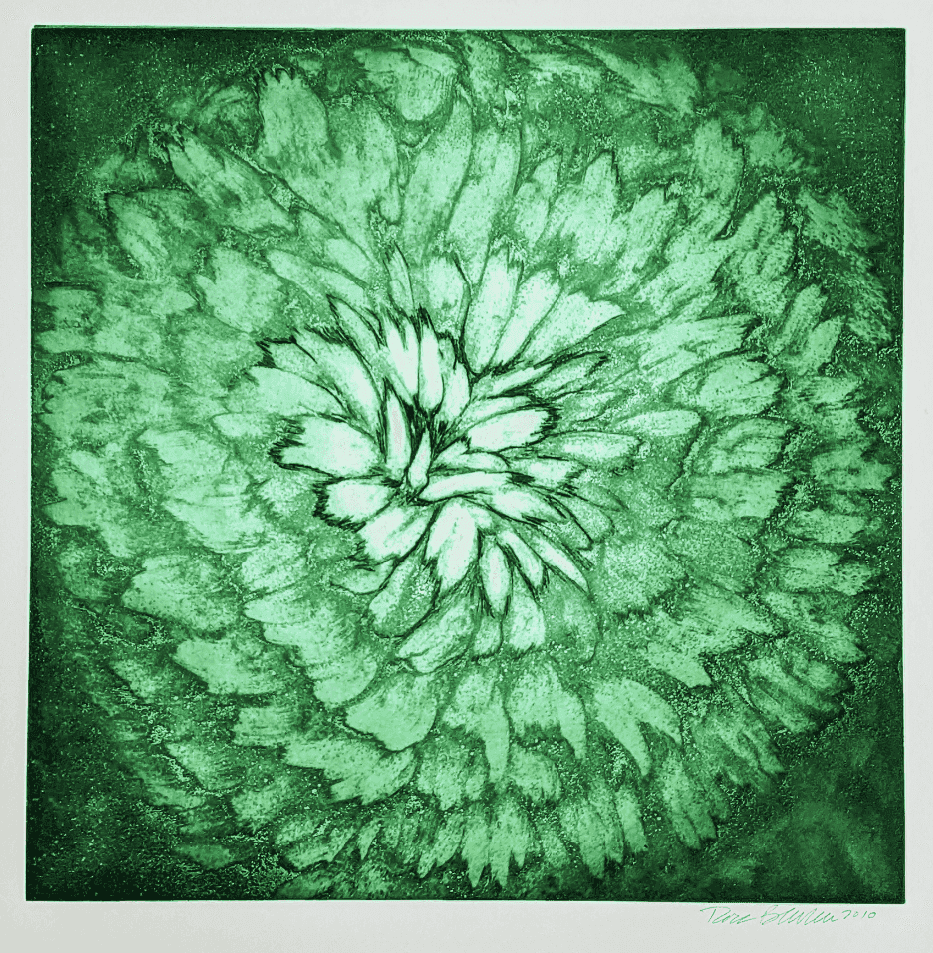 Ross Bleckner, ‘(ON) Dedicating ’, 2010, Print, Color aquatint and etching on Somerset wove paper., Paulson Bott Press, Numbered, Dated