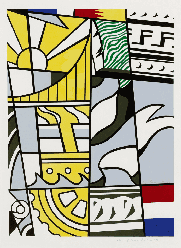 Roy Lichtenstein, ‘Bicentennial’, 1975, Print, Original lithograph and screenprint in colors on wove paper, null, Numbered, Dated