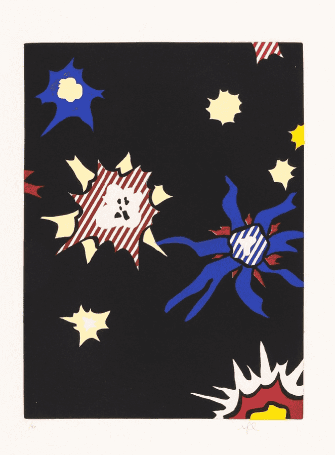Roy Lichtenstein, ‘Hüm Bom’, 1991, Print, Etching and Aquatint, Les Editions du Solstice, Numbered