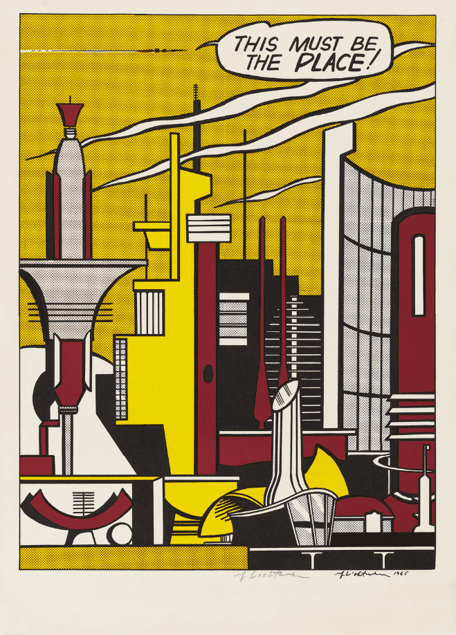 Roy Lichtenstein, ‘This Must Be the Place’, 1965, Print, Offset lithograph on wove paper, null, Numbered, Dated