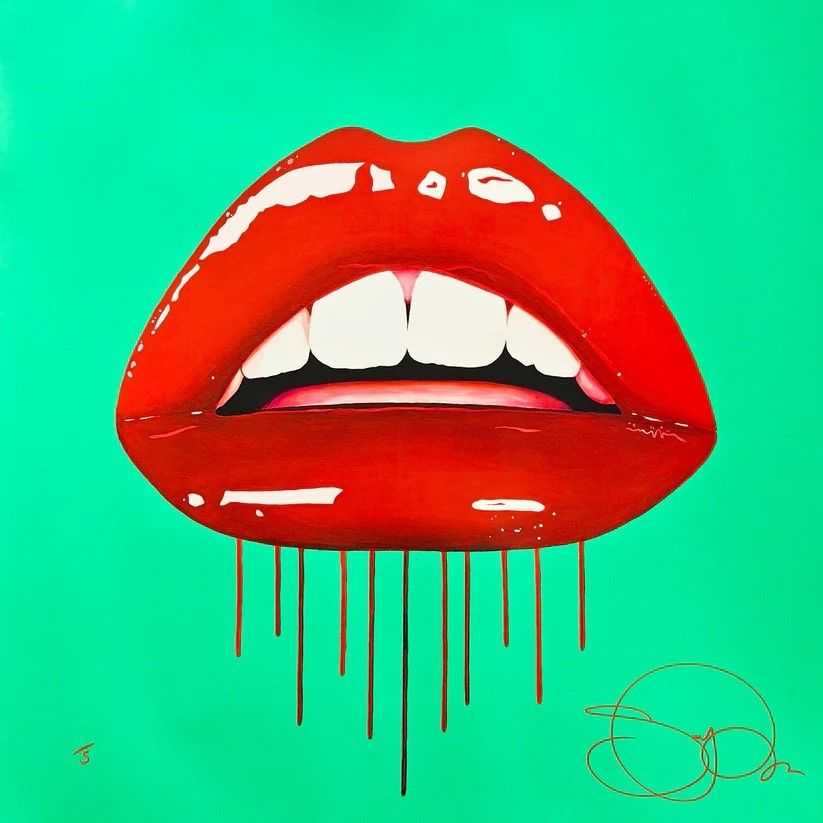 Sara Pope, ‘Decadence Goes Pop (Green)’, 2025, Print, Archival Inkjet with 1 Colour Screenprint and Varnish Overlay on Somerset Satin Enhanced 330gsm Paper, null, Numbered