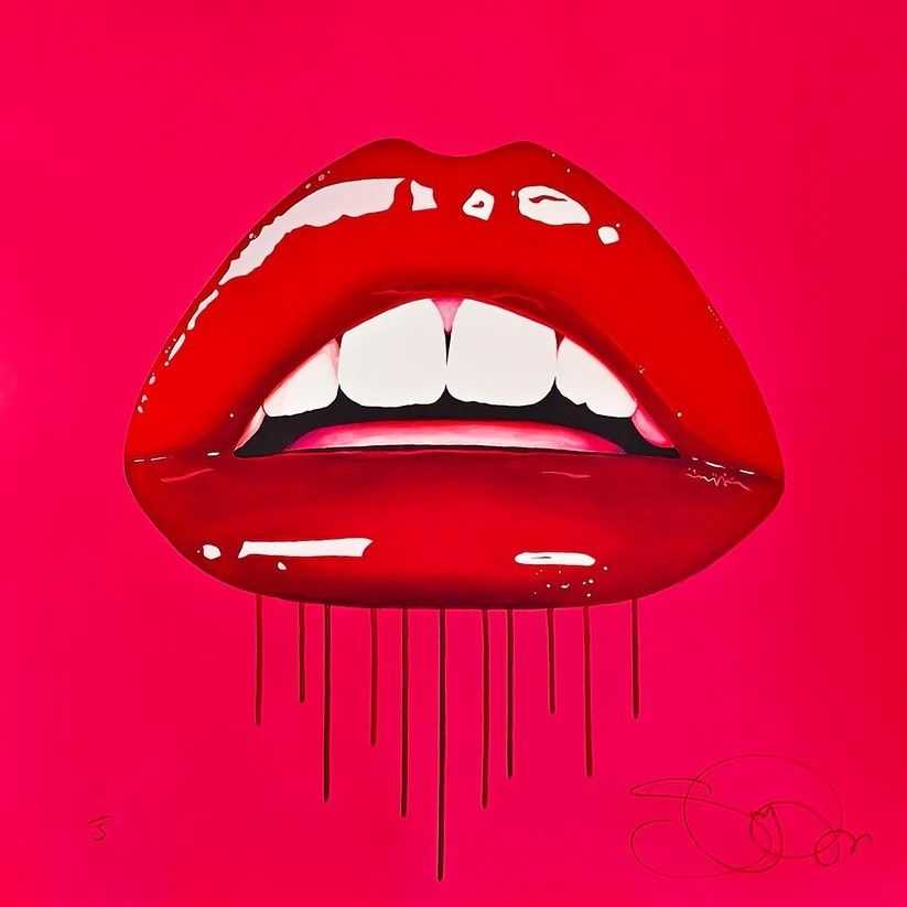 Sara Pope, ‘Decadence Goes Pop (Neon Pink)’, 2025, Print, Archival Inkjet with 1 Colour Screenprint and Varnish Overlay on Somerset Satin Enhanced 330gsm Paper, null, Numbered