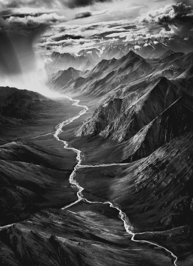 Sebastiao Salgado, ‘Alaska, USA’, 2009, Print, Platinum-palladium print made on Arches Platinum 310 gr paper., null, Numbered, Dated
