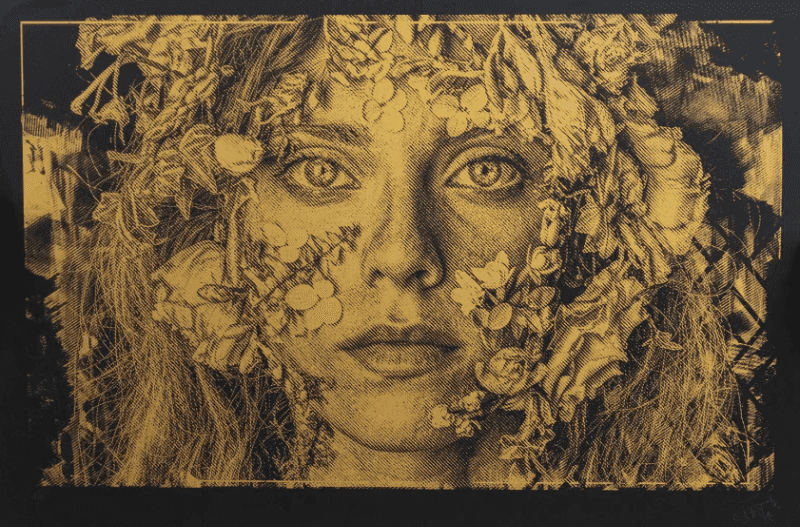 Snik, ‘Everything In Its Right Place - Gold’, 2024, Print, Single layer screen print on 330gsm Plike, Goldmark Atelier, Numbered
