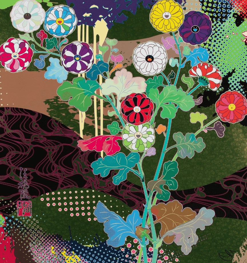 Takashi Murakami, ‘Korin - The Time of Celebration’, 2016, Print, Offset lithograph in colors on smooth wove paper, null, Numbered