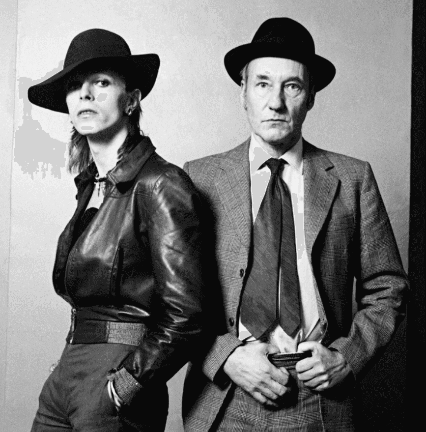 Terry O'Neill, ‘David Bowie and William Burroughs’, 1975, Print, Silver Gelatin Print, null, 
