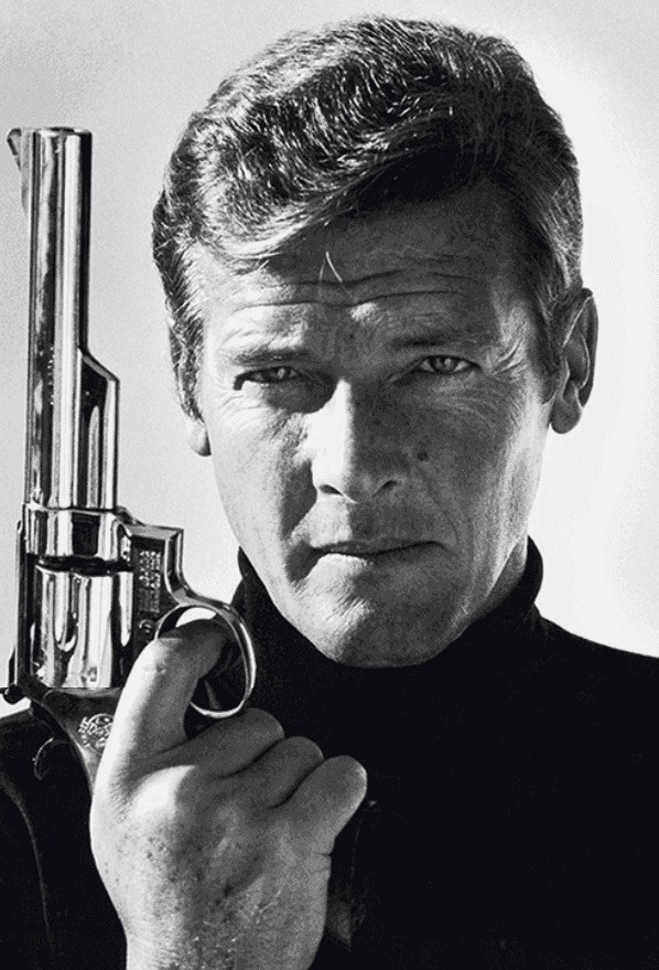 Terry O'Neill, ‘Roger Moore as James Bond’, 1970, Print, Lifetime edition silver gelatin fine art archival print, null, 