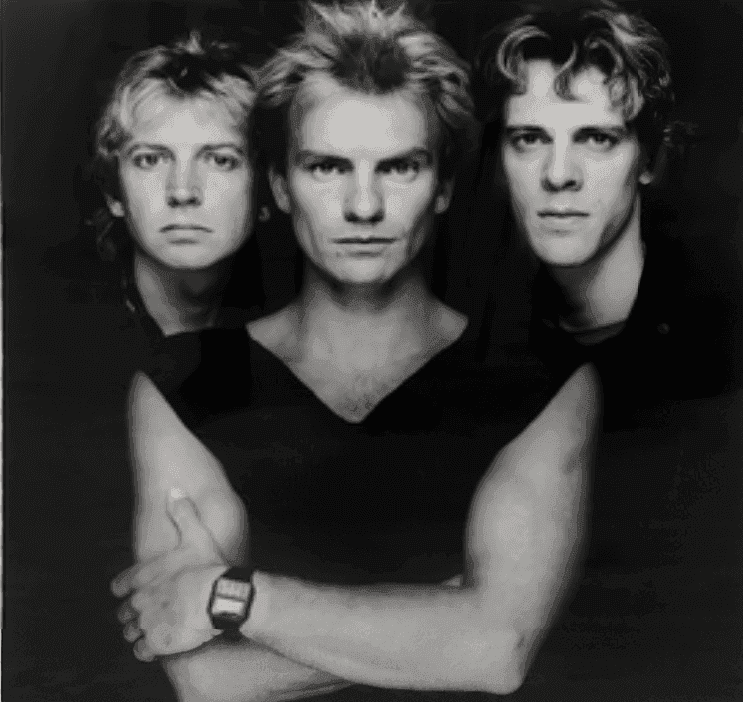 Terry O'Neill, ‘The Police’, 1983, Print, Silver gelatin print, null, Numbered