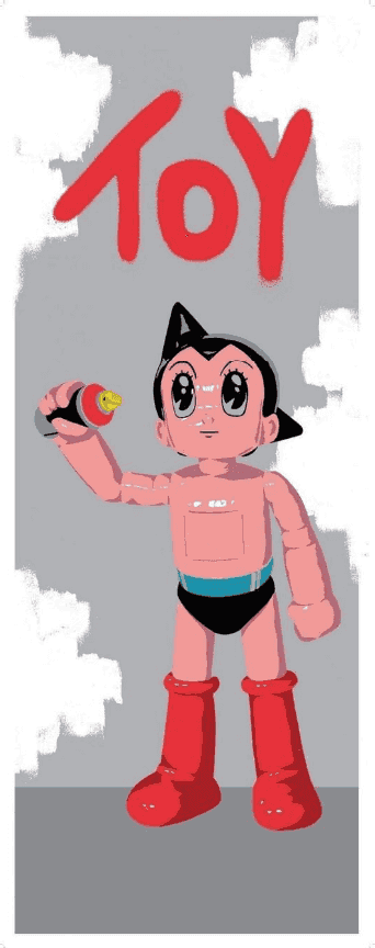 The Dotmaster, ‘Astro Boy Toy’, 2016, Print, Sommerset paper, Marketplace, Numbered