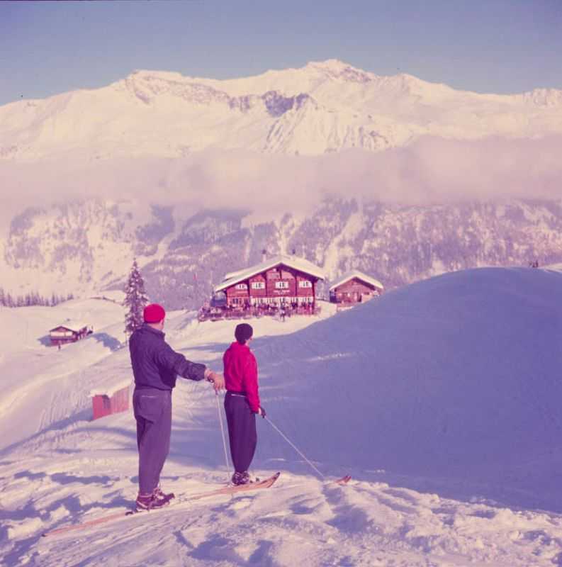 Toni Frissell, ‘Skiers In Th Alps’, 2020, Print, Fine Art Archival Photographic Prints, null, 