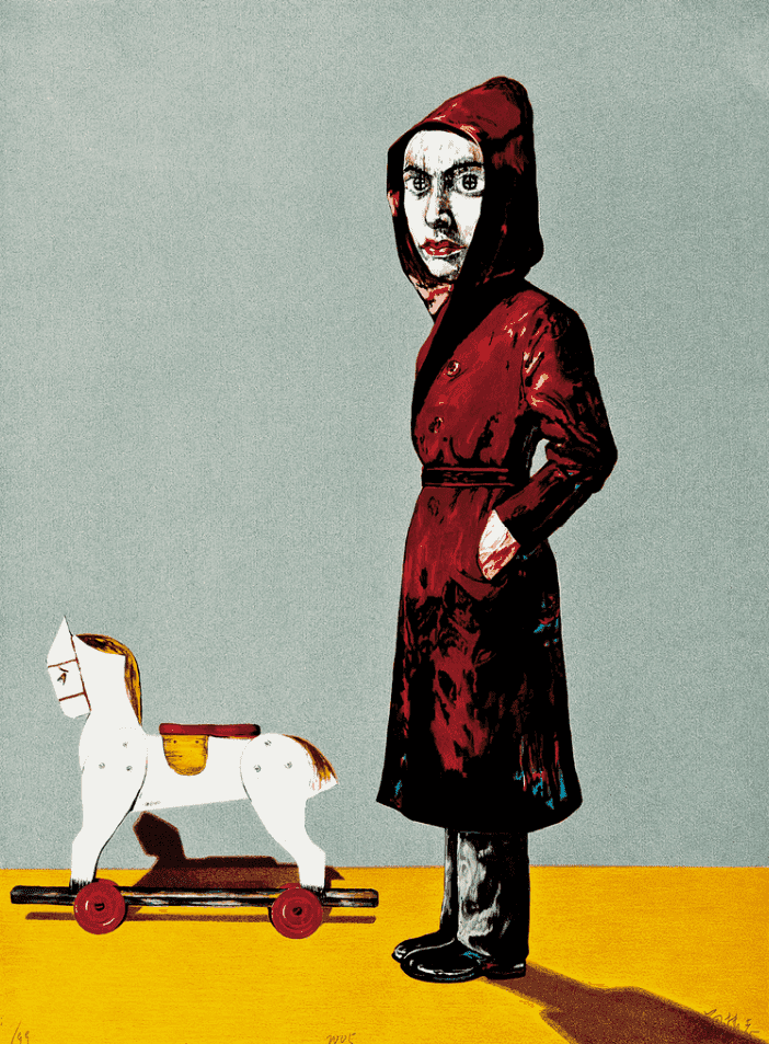 Zeng Fanzhi 曾梵志, ‘Portrait’, 2005, Print, Lithograph, null, Numbered, Dated