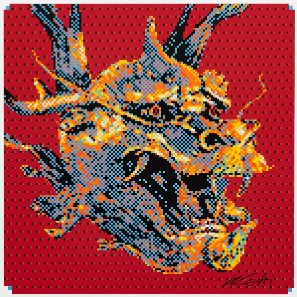 Ai Weiwei, ‘Everyone is a Dragon’, 2024, Print, 10 colour silkscreen printed in 15 layers on Somerset 410gsm paper., Avant Arte, Numbered
