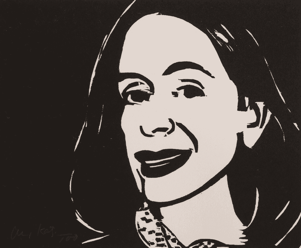 Alex Katz, ‘Dark Eyes’, 2000, Print, Woodcut on Hosho paper, Cubitt, Numbered