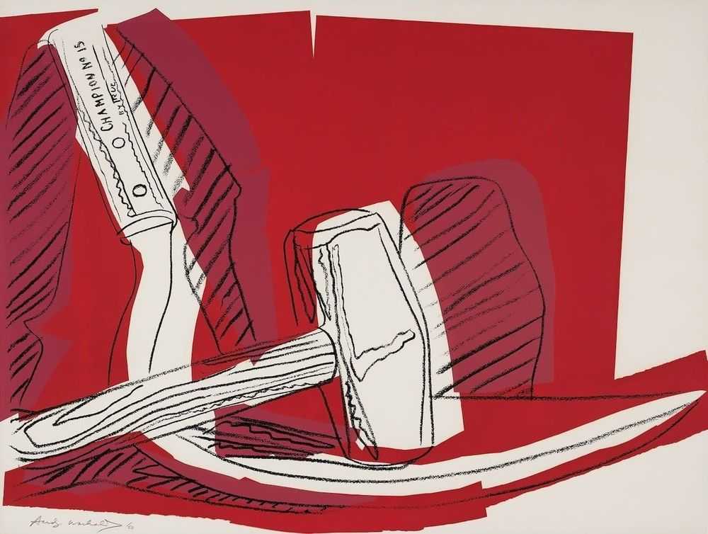 Andy Warhol, ‘Hammer and Sickle (FS II.162)’, 1977, Print, Screenprint on Strathmore Bristol Paper, Andy Warhol Enterprises, Inc., Numbered