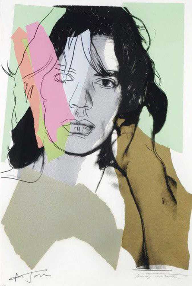 Andy Warhol, ‘Mick Jagger (FS II.140)’, 1975, Print, Screenprint on Arches Aquarelle (Rough) paper, Seabird Editions, Numbered