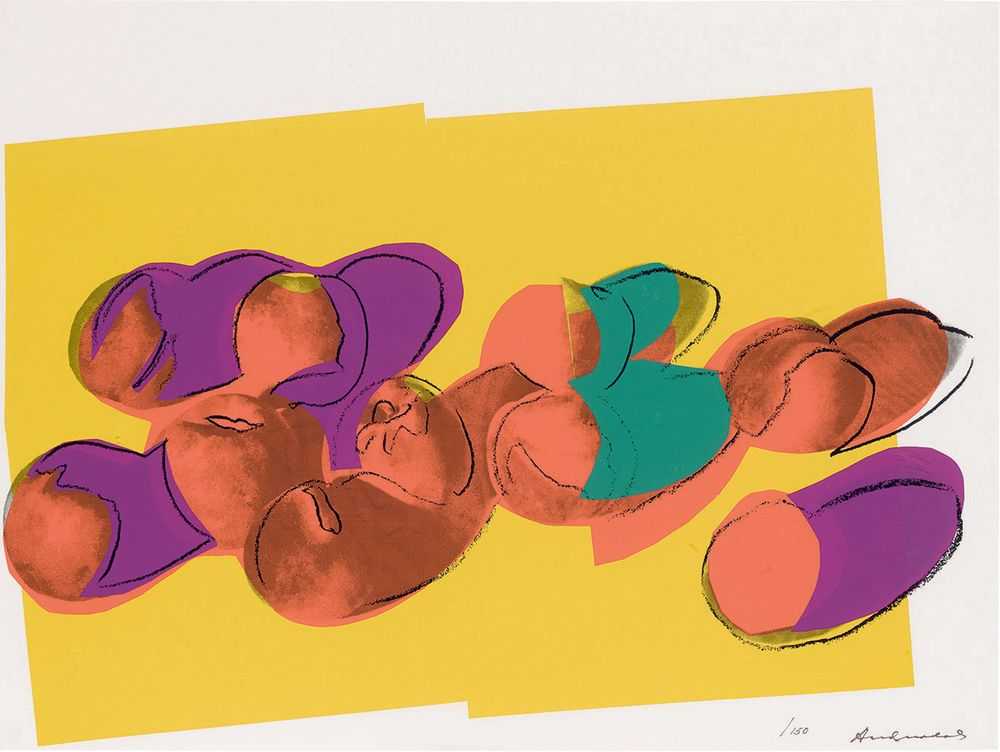 Andy Warhol, ‘Space Fruit Peaches (FS II.202)’, 1979, Print, Screenprint on Lenox Museum Board, Grippi/Zivian, Inc., Numbered