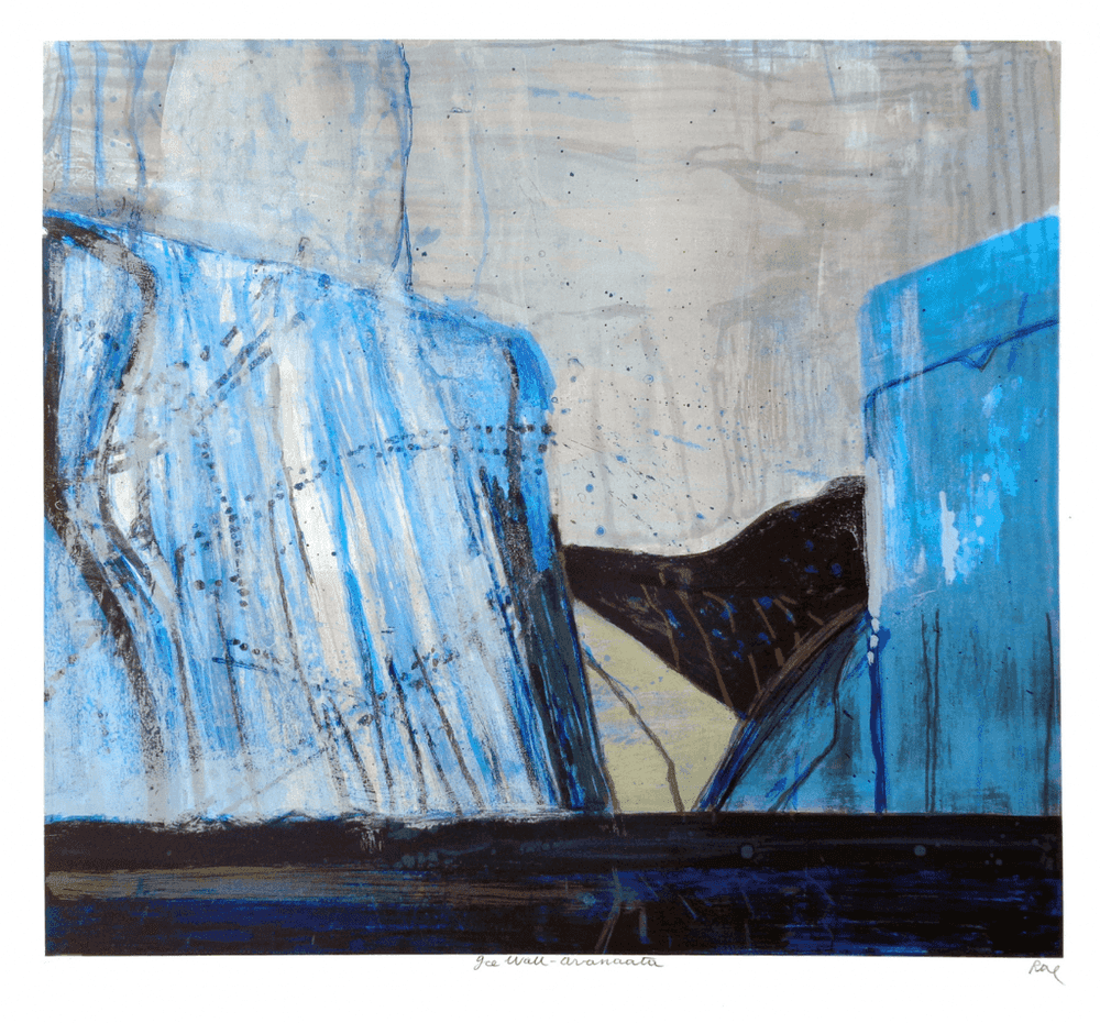 Barbara Rae, ‘Ice Wall - Avanaata’, 2020, Print, Silkscreen on Paper, CCA Galleries, 