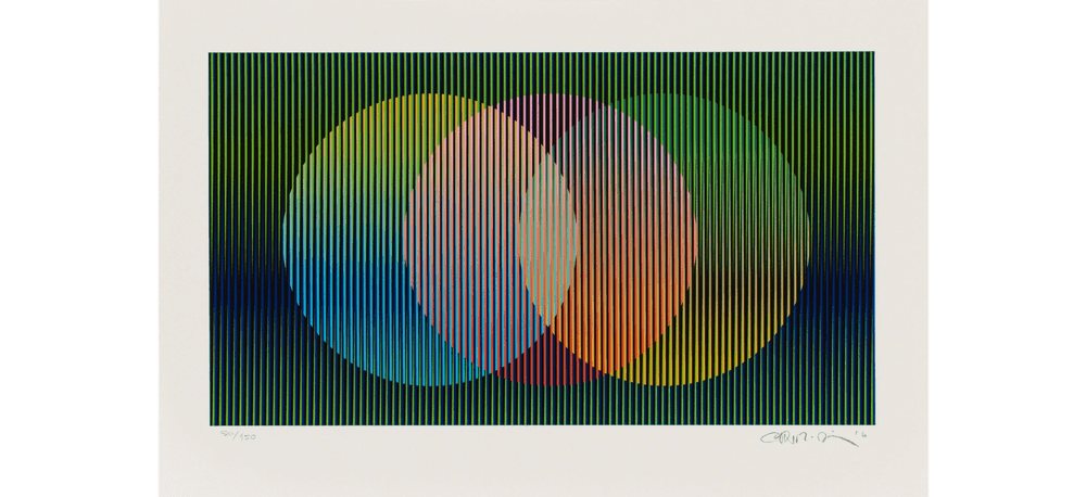 Carlos Cruz-Diez, ‘Color Aditivo Rosmira I’, 2016, Print, Chromography on paper, null, Numbered