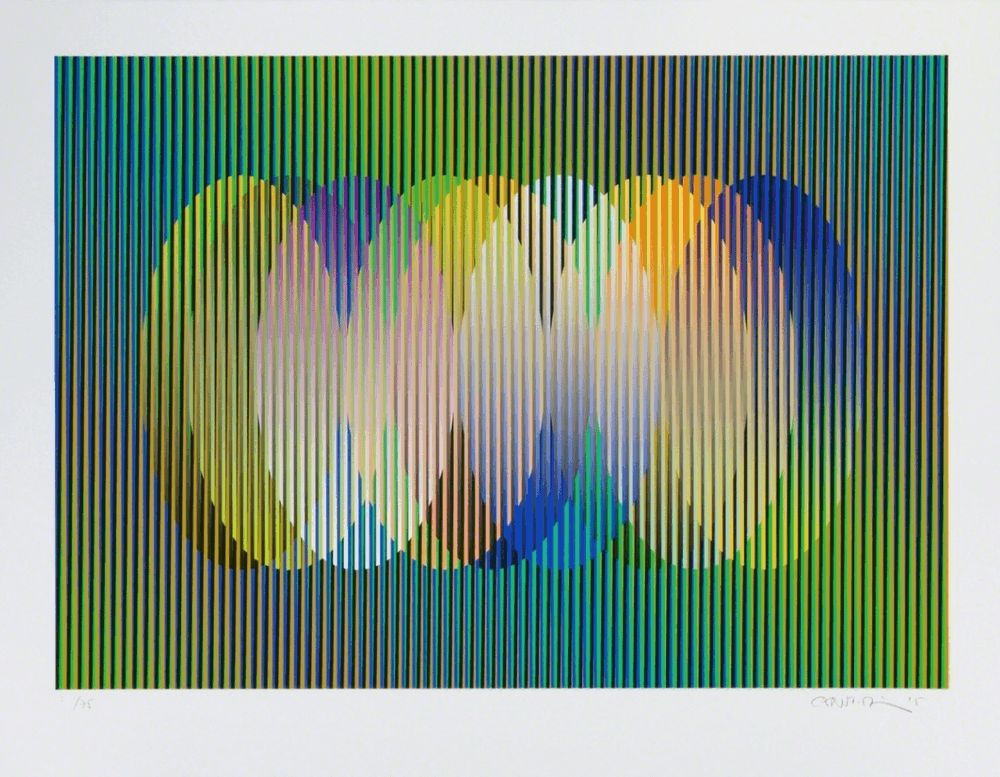 Carlos Cruz-Diez, ‘Serie Cardíaca Oval II’, 2015, Print, Chromography on paper, null, Numbered, Dated