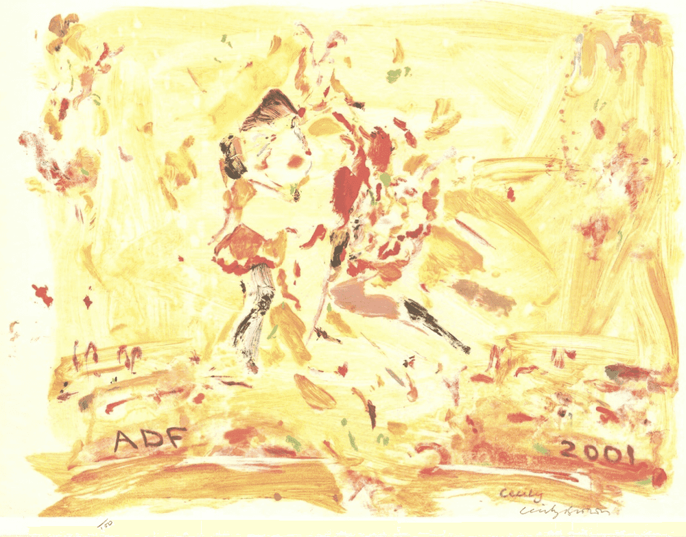 Cecily Brown, ‘American Dance Festival’, 2001, Print, Serigraph, The American Dance Festival, Numbered