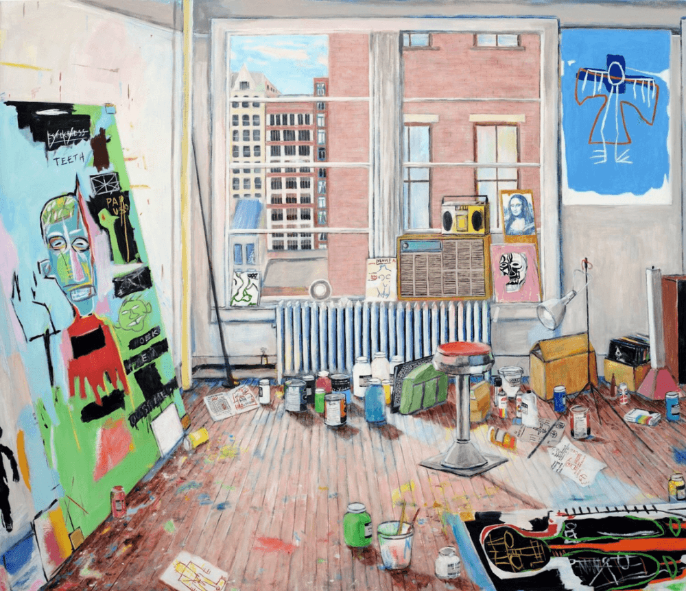 Damian Elwes, ‘Basquiat's Studio in NYC’, 2018, Print, Archival Ink on Archival Paper, null, Numbered, Dated