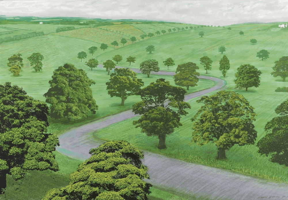 David Hockney, ‘A Bigger Green Valley’, 2008, Print, Digital reproduction, null, Numbered