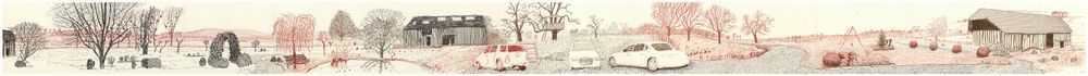 David Hockney, ‘Autour De La Maison, Hiver’, 2019, Print, Digitally produced work, null, Numbered