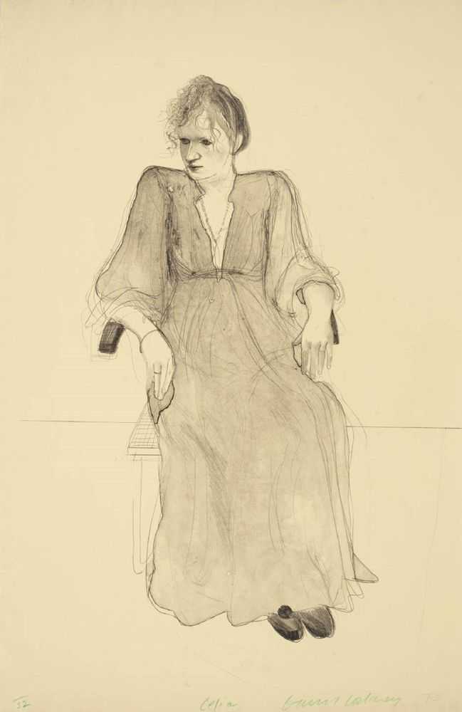 David Hockney, ‘Celia’, 1969, Print, Etching on paper, null, Numbered