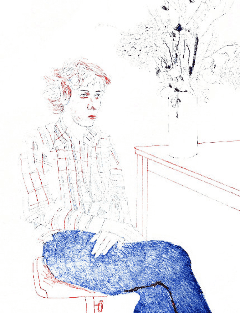 David Hockney, ‘Gregory’, 1974, Print, Etching on paper, null, Numbered
