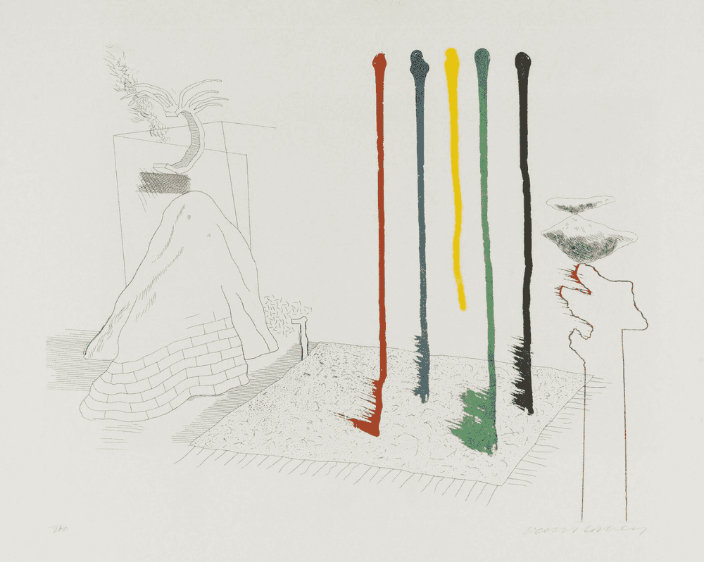 David Hockney, ‘I Say They Are’, 1977, Print, Etching on paper, null, Numbered