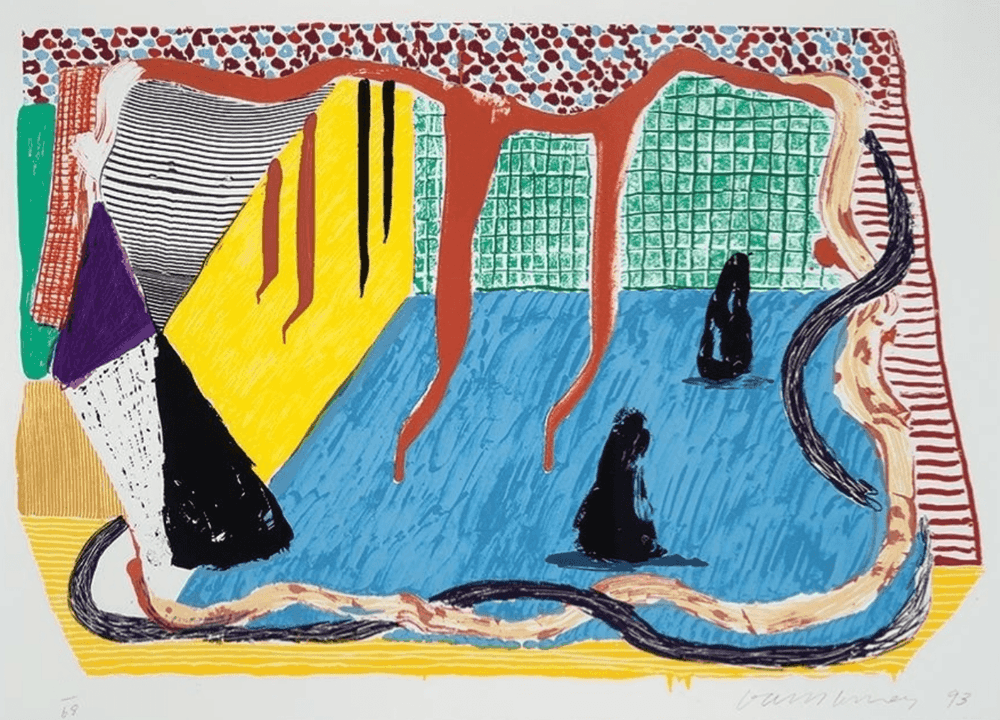 David Hockney, ‘Ink In The Room’, 1993, Print, Stone lithograph, null, Numbered