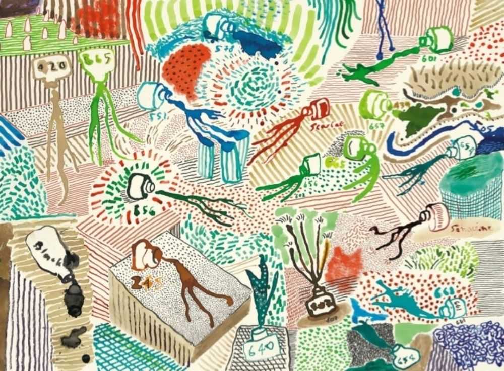 David Hockney, ‘Ink Test’, 2019, Print, Digitally produced work, null, Numbered