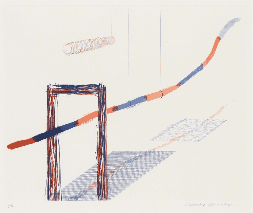 David Hockney, ‘It Picks Its Way’, 1977, Print, Engraved edition, null, Numbered