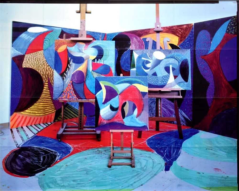 David Hockney, ‘Painted Environment II’, 1994, Print, Photo-based artwork, null, Numbered