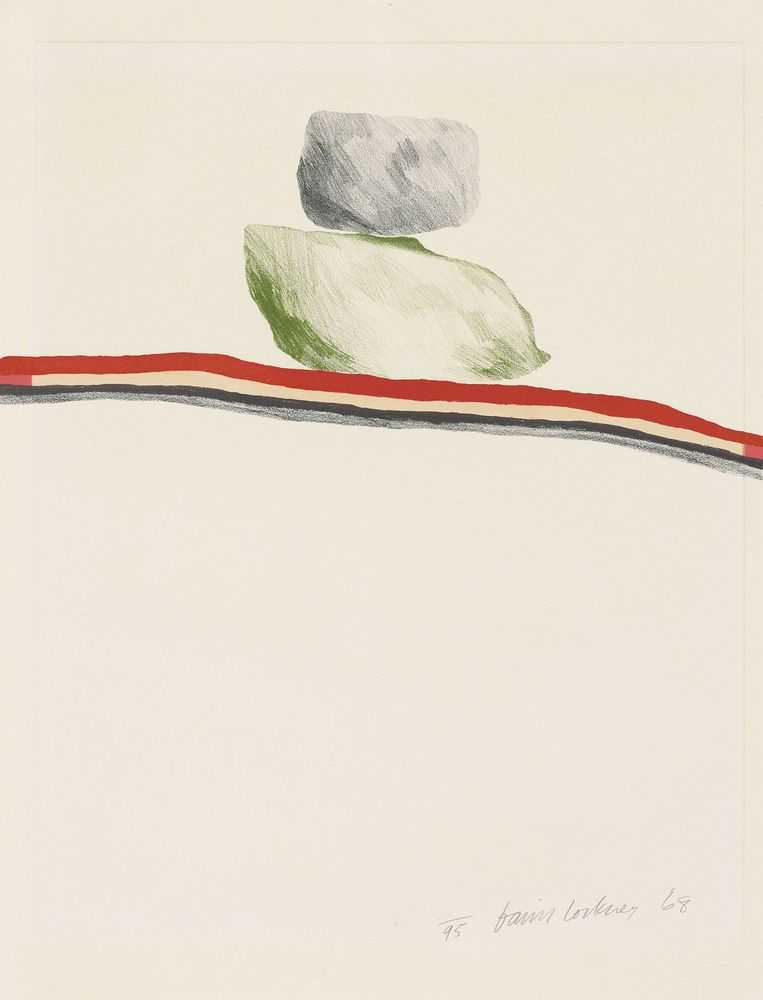 David Hockney, ‘Rocks Nevada’, 1968, Print, Stone lithograph, null, Numbered