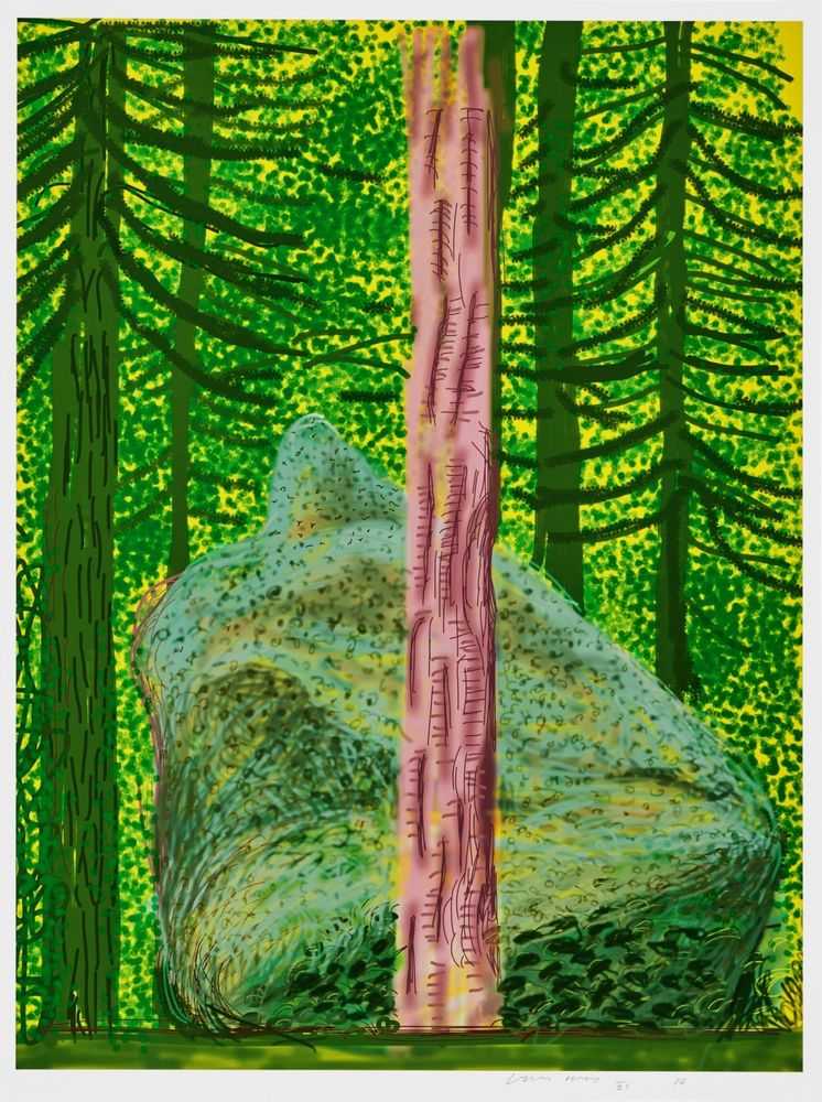 David Hockney, ‘The Yosemite Suite 19’, 2010, Print, Digitally produced work, null, Numbered
