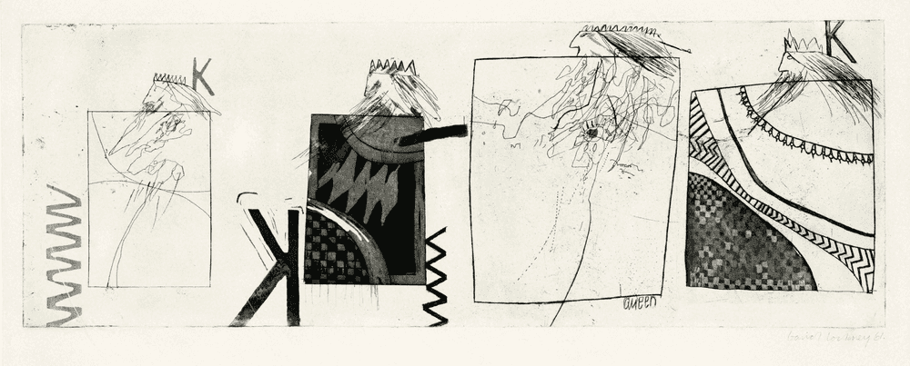 David Hockney, ‘Three Kings And A Queen’, 1961, Print, Intaglio technique, null, Numbered